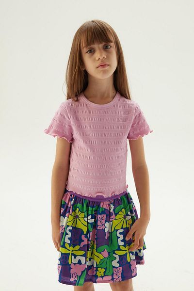 Tyess Tricou roz pentru fete BG Store