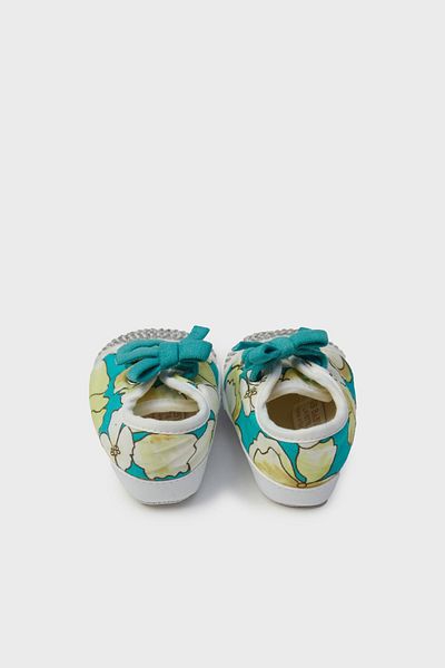 Layette BG Store Baby Girl Patterned Booties