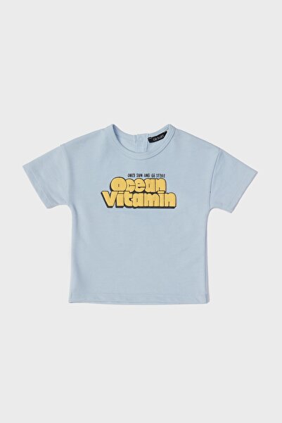 GB Baby BG Store Erkek Bebek Mavi T-Shirt