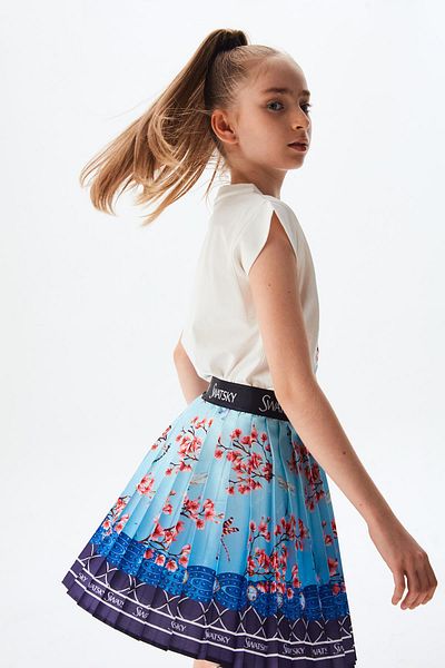 SWATSKY Bg Store Fusta Albastra Fata 23ss0sw6320