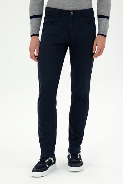 U.S. Polo Assn. Men's Navy Blue Canvas Pants 50291156 -Vr033