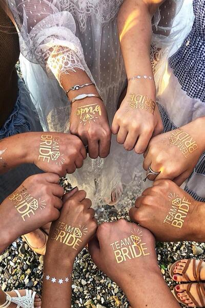 Flash Tattoos® Diamonda Team Bride Geçici Dövme