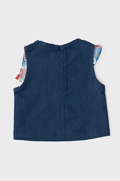 GB Baby BG Store بلوزة منقوشة للفتيات الصغيرات