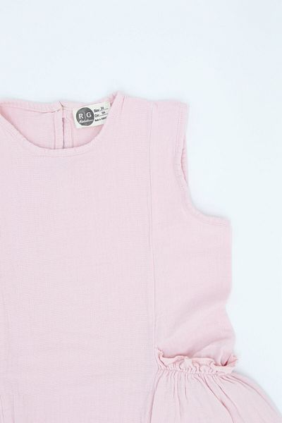 rg kidsstore Children's Muslin Sleeveless Dress