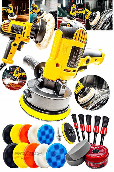 PROXTECH Hobi Pro Zımpara Parlatma Pasta Cila Polisaj Makinası Detay Kuaför F...