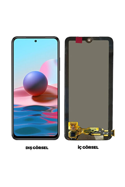 Teknonet Xiaomi Redmi Note 10 Uyumlu Lcd Dokunmatik Ekran - Siyah