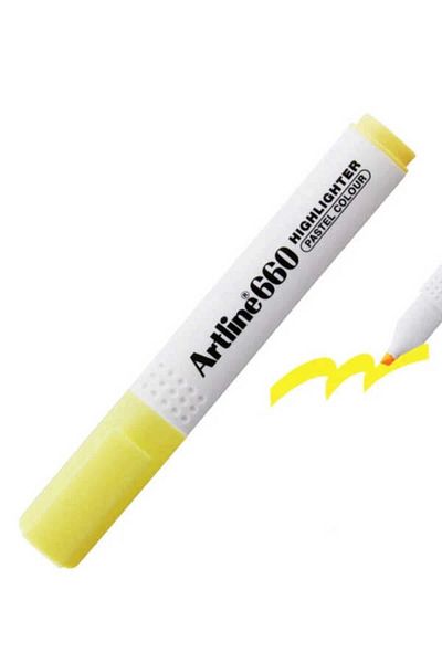 artline Yellow Pastel Highlighter Ek-660