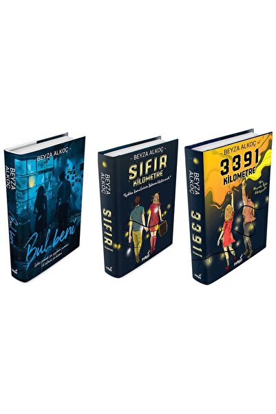 İndigo Kitap Bul Beni + Sıfır Kilometre + 3391 Kilometre + Ciltli 3 'lü Set B...