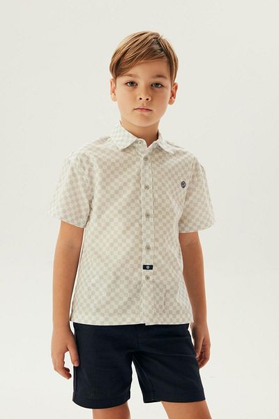 Nebbati Cămașă cu model BG Store pentru băieți