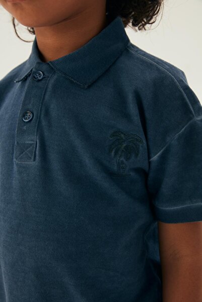 Nebbati Bg Store Boy's Navy Blue T-Shirt