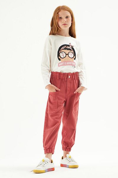 Tyess Bg Store Girl's Pink Pants 22Fw1Tj4232
