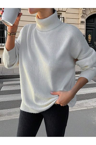 Ugdelia Pulover de damă din tricot cu gât