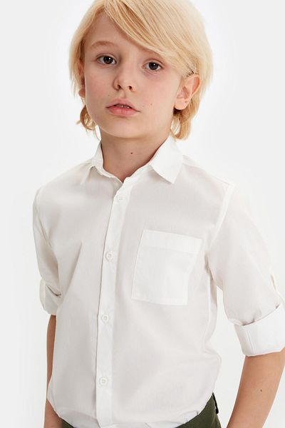 Nebbati Bg Store Boy Ecru Shirt 23ss0nb3601