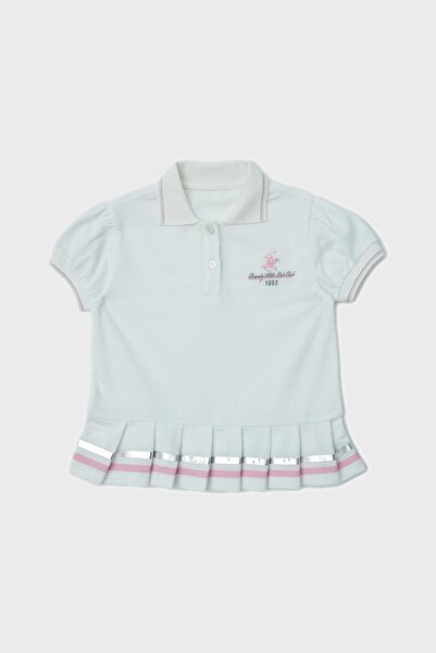 Beverly Hills Polo Club Bg Store Kız Çocuk Beyaz T-shirt 23ss2bhg520