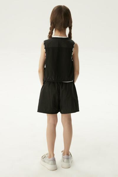 Tyess Чорний жилет для дівчини BG Store