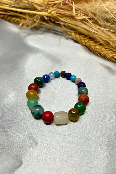 Suerte Accessories المرجان اليشم سيترين الفيروز العقيق الأباتيت الزبرجد امازونيتي الحجر الطبيعي اليدوى الحجر الطبيعي شقرا سوار