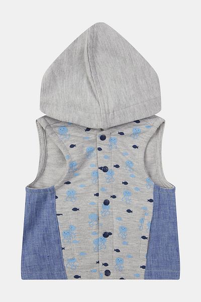 Layette Bg Store Baby Boy Patterned Vest 23Ss0Lt8706