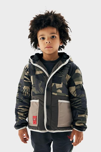 Nebbati Bg Store Boy's Patterned Coat 23Pfwnb3705