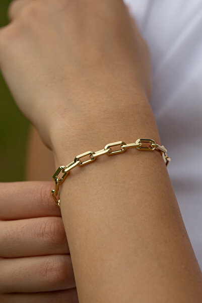 Çgk Çiğdem Gürel Kuyumculuk 14 Ayar Ataçlı Altın Bileklik