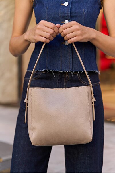 Madamra Norková semišová dámská měkká kožená taška přes rameno s nastavitelným popruhem