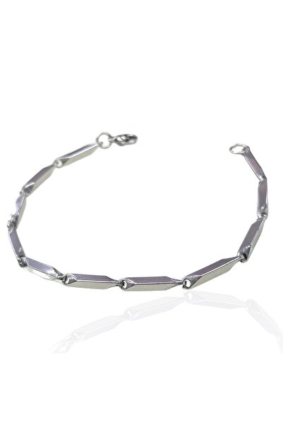 Güler Yüzlü Silver STEEL MEN'S CHAIN BRACELET