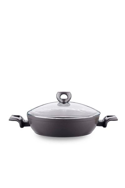 KORKMAZ Nora Ceramic Short Pot 26x6,3 cm