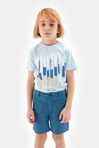 Nebbati Bg Store Boy Blue Shorts 23ss0nb3120