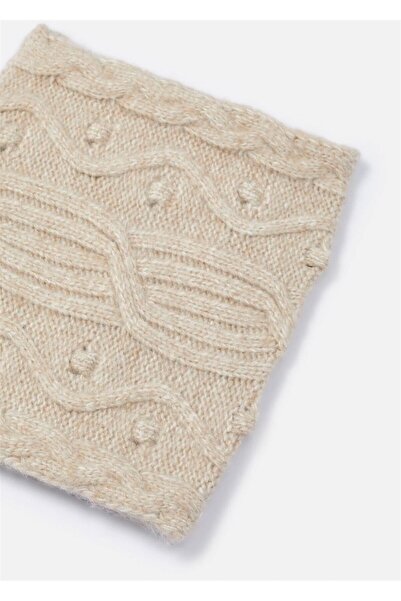MAYORAL Eșarfă de tricotaj pentru fete bej - 10820