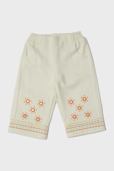 GB Baby BG Store Baby Girl Ecru Trousers