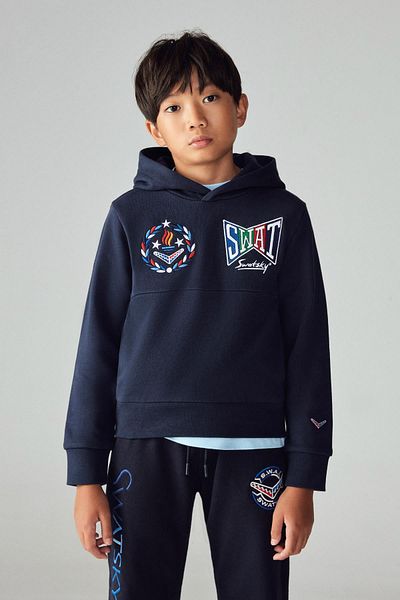 SWATSKY Bg Store Тъмносин суичър за момче 23Pfwsw1562