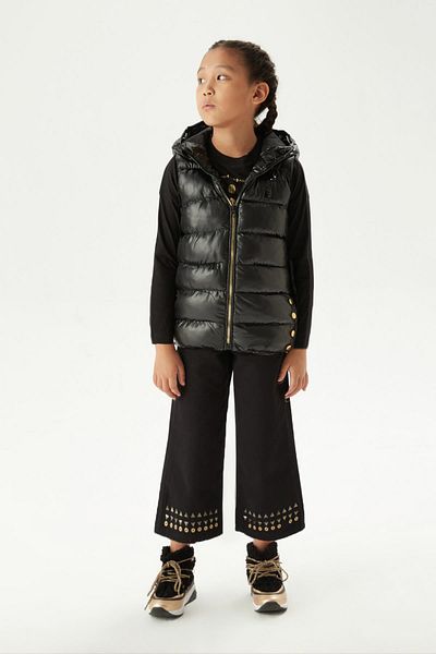 Tyess Bg Store Girl's Black Vest 23Fw0Tj4709