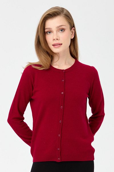 Desen Triko Cardigan de lână pentru damă