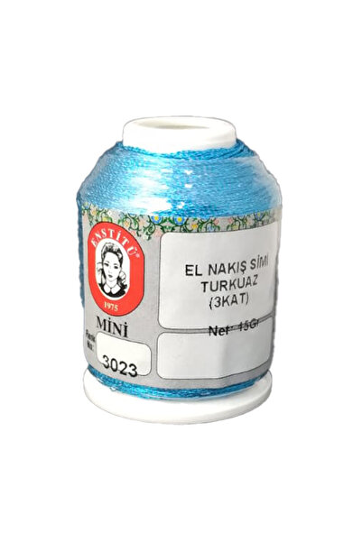 Enstitü İplik Enstitü Mini Makine 3 Katlı Simli El Nakış İpi 3023