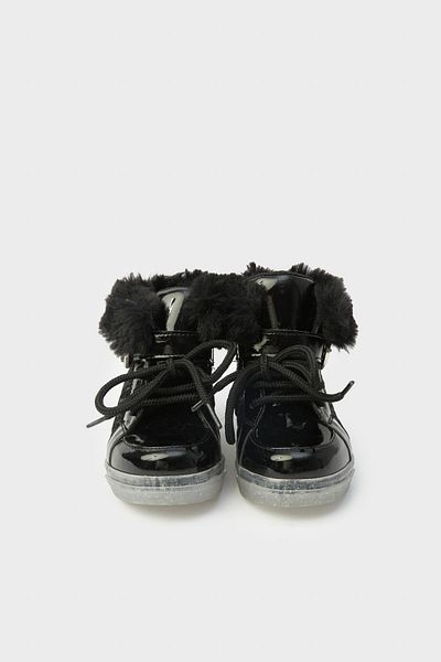GB Baby Bg Store Baby Girl Black Boots 23Fw0Bg2007