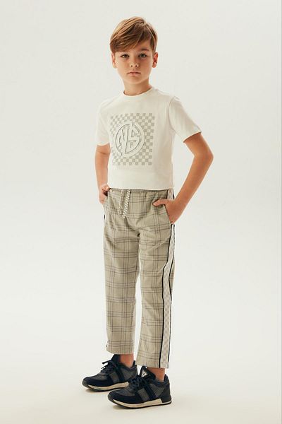 Nebbati Bg Store Boy καρό παντελόνι