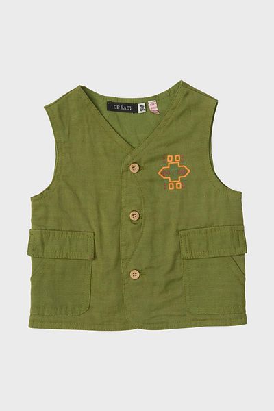 GB Baby BG Store Baby Boy Green Vest