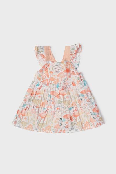 Layette BG Store فستان بناتي منقوش