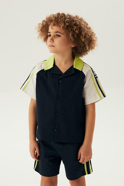Nebbati Тъмносиня риза за момче BG Store
