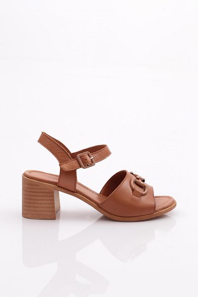 DGN Women's Heeled Sandals |   Tan 228635108