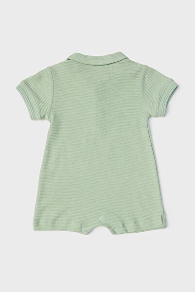 Layette BG Store Baby Boy Green Jumpsuit