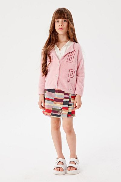 Beverly Hills Polo Club سترة صوفية وردية للفتيات من متجر Bg Store