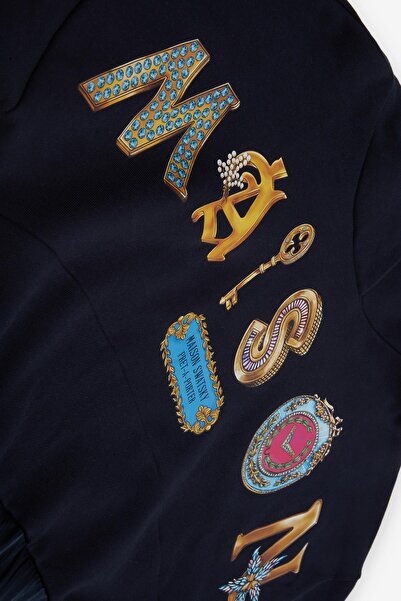 SWATSKY Bg Store Girl's Navy Blue Sweatshirt 23Fw0Sw1597