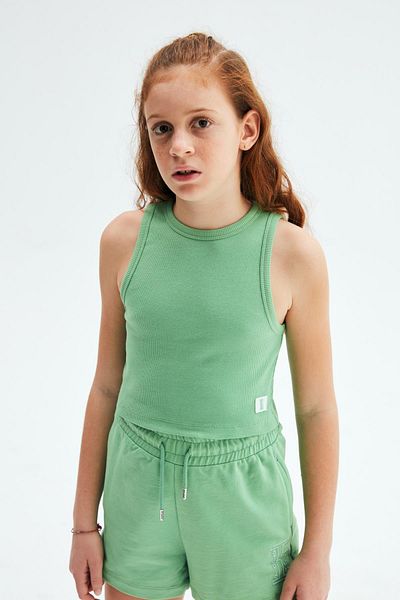 Tyess Bg Store Girl's Green Athlete 23psstj4513