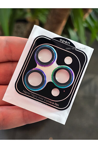 OSG iPhone 16 Pro Ve 16 Pro Max Uyumlu Premium Renk Uyumlu Titanyum Kasa Safi...