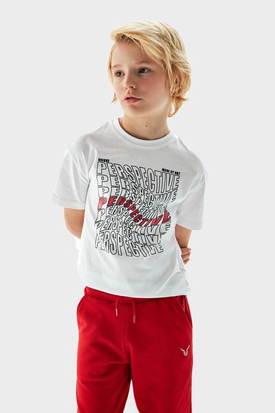 Nebbati Bg Store Boy's Red Sweatpants 23Pfwnb3203