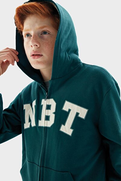 Nebbati Bg Store Boy's Green Tracksuit Top 23pfwnb3405