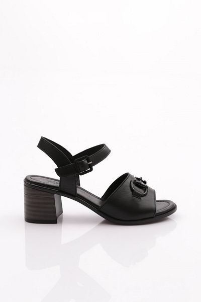 DGN Sandale cu toc pentru femei - negru 228635108