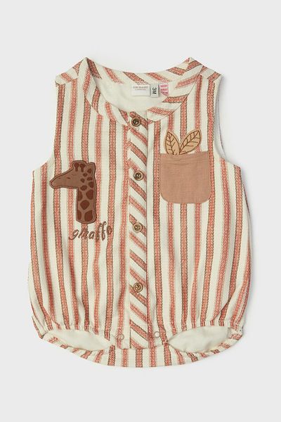 Layette BG Store Baby Boy Striped Jumpsuit
