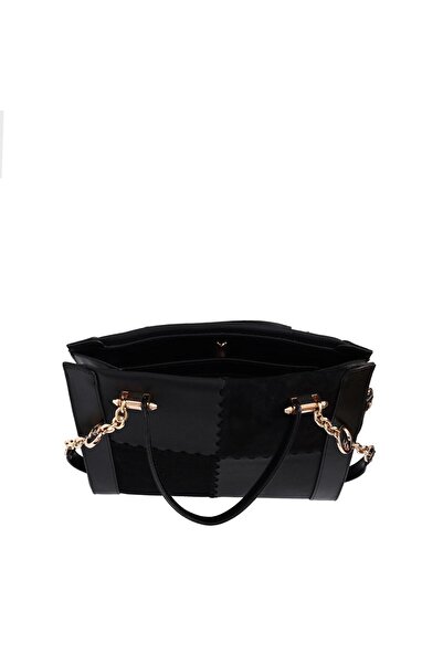 Matmazel Geantă neagră de mână și de umăr Dschubba