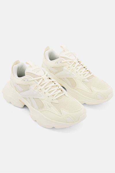 Reebok Kids Boy Royal Bridge 4 Lace Up Running Shoes, Ivory